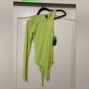 Nwt Women’s neon green body suit